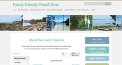 Desktop Screenshot of familyfriendlypowellriver.ca